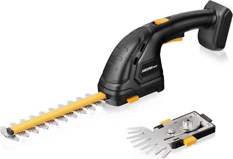 HEINPRO Hedge Trimmer Cordless Compatible with DEWALT 20V MAX Battery 2-in-1 Small Electric Bush Trimmers and Grass Shears for Gardening, Tree, Shrub Trimmer (Tool only) - Image 1